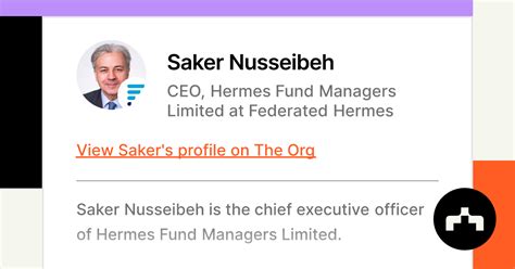 saker nusseibeh federated hermes|saker nusseibeh Hermes.